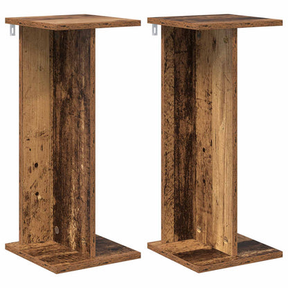 Plantenstandaard 2 pcs Oudhout 25 x 25,5 x 60,5 cm