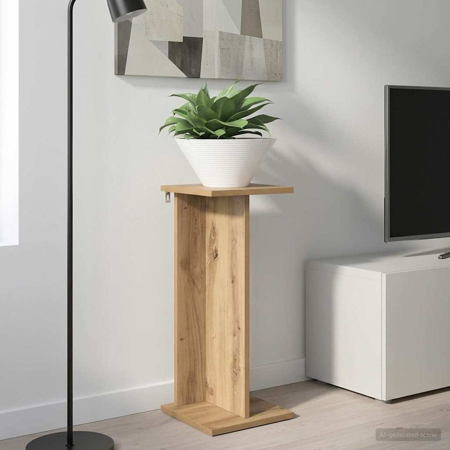 Plantenstandaard Artisan Eik 25 x 25,5 x 60,5 cm