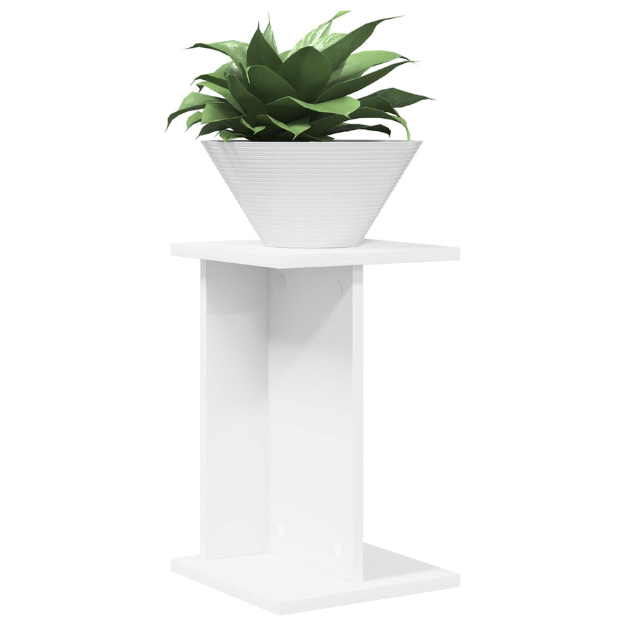 Plantenstandaard Wit 25 x 25,5 x 40,5 cm Geconstrueerd hout