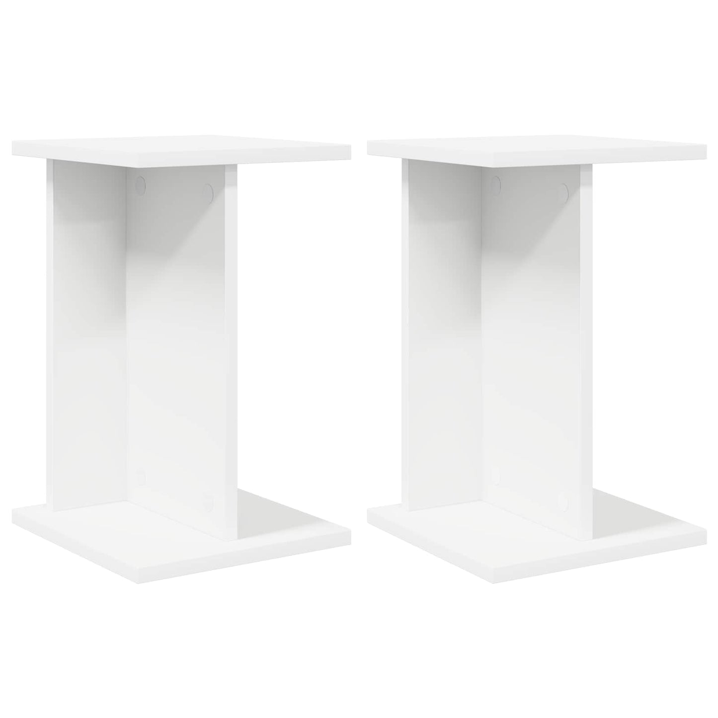 Plantenstandaard 2 pcs Wit 25 x 25,5 x 40,5 cm