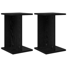 Plantenstandaard 2 pcs Zwarte Eik 25 x 25,5 x 40,5 cm