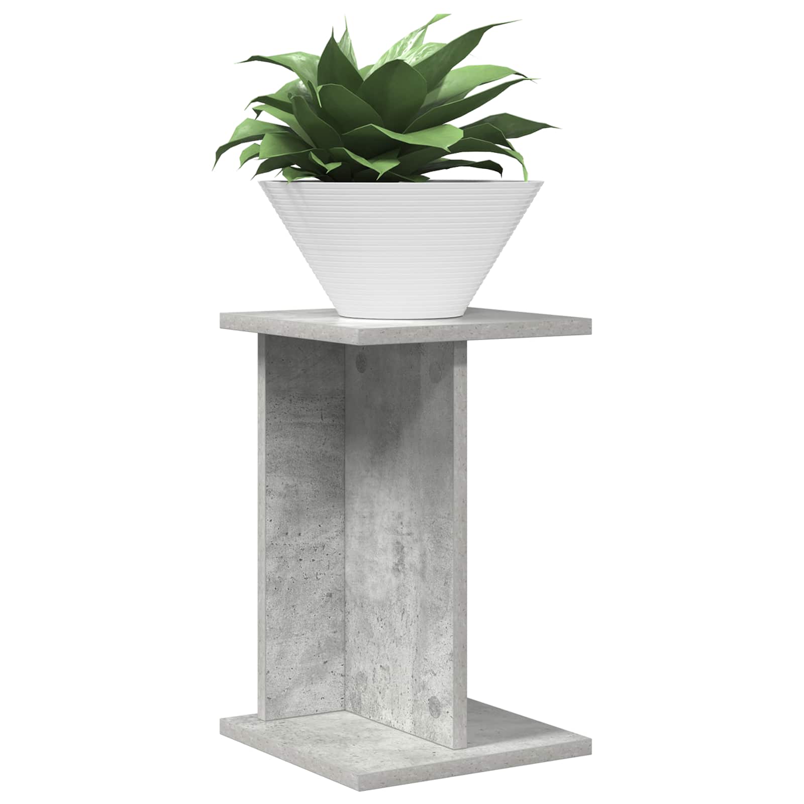 Plantenstandaard 2 pcs Beton Grijs 25 x 25,5 x 40,5 cm