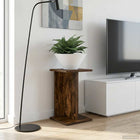 Plantenstandaard 2 stuks gerookte eik 25x25,5x40,5 cm