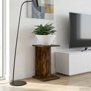 Plantenstandaard 2 stuks gerookte eik 25x25,5x40,5 cm