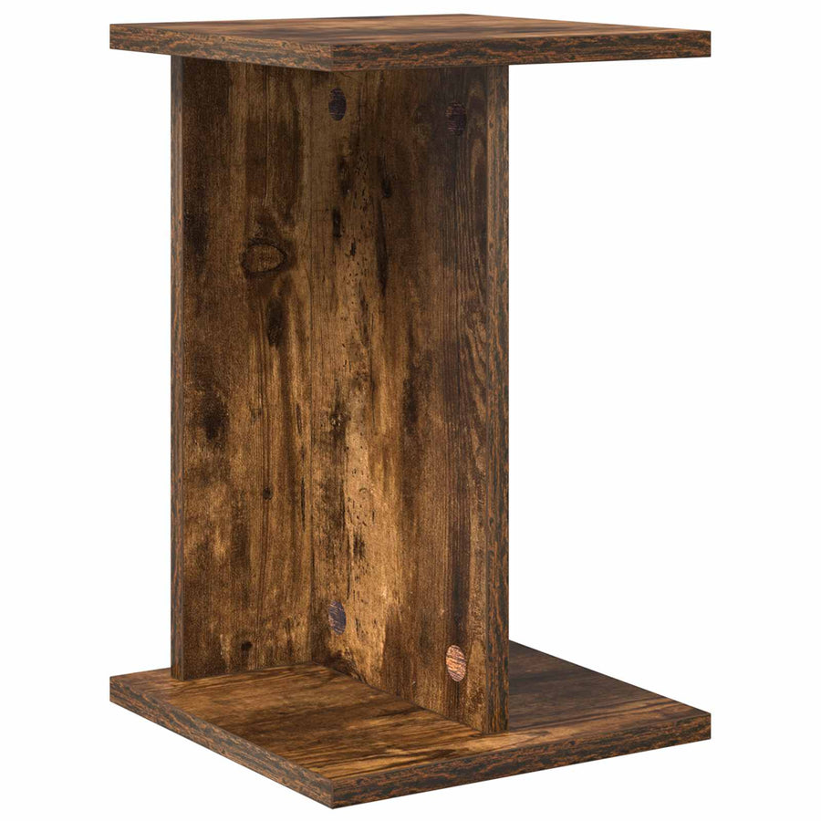 Plantenstandaard 2 pcs Gerookte Eik 25 x 25,5 x 40,5 cm