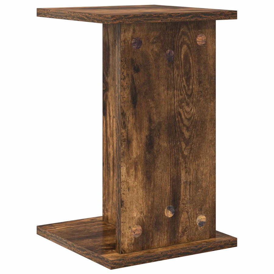 Plantenstandaard 2 pcs Gerookte Eik 25 x 25,5 x 40,5 cm