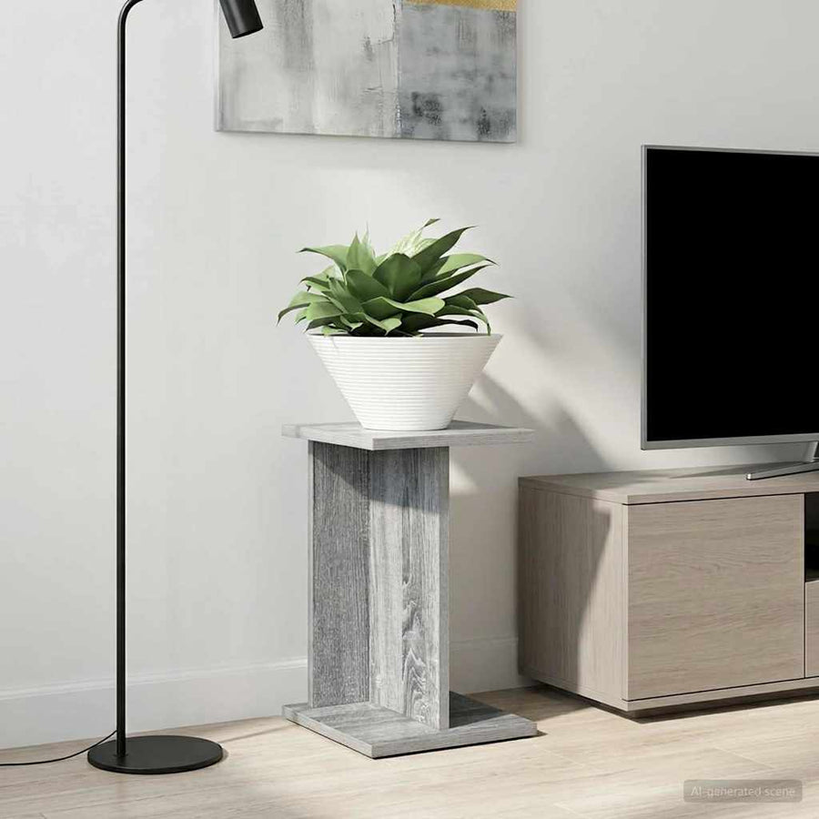 Plantenstandaard 2 pcs Grijze Sonoma 25 x 25,5 x 40,5 cm