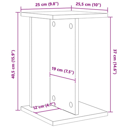 Plantenstandaard 2 pcs Oudhout 25 x 25,5 x 40,5 cm