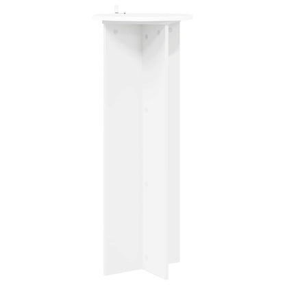 Plantenstandaard 2 pcs Wit Ø40 x 100 cm Bewerkt hout