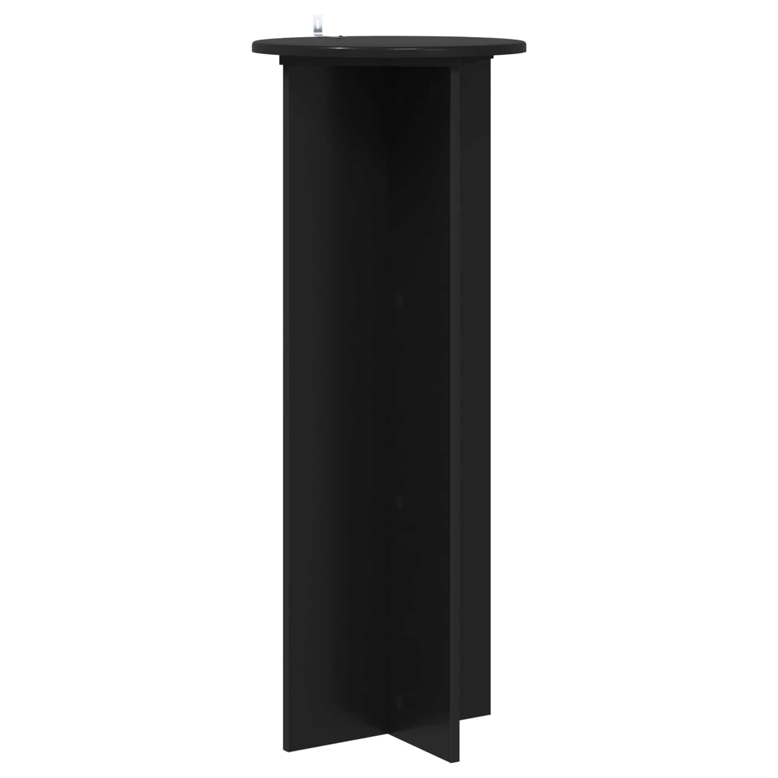 Plantenstandaard 2 pcs Zwart Ø40 x 100 cm Bewerkt hout
