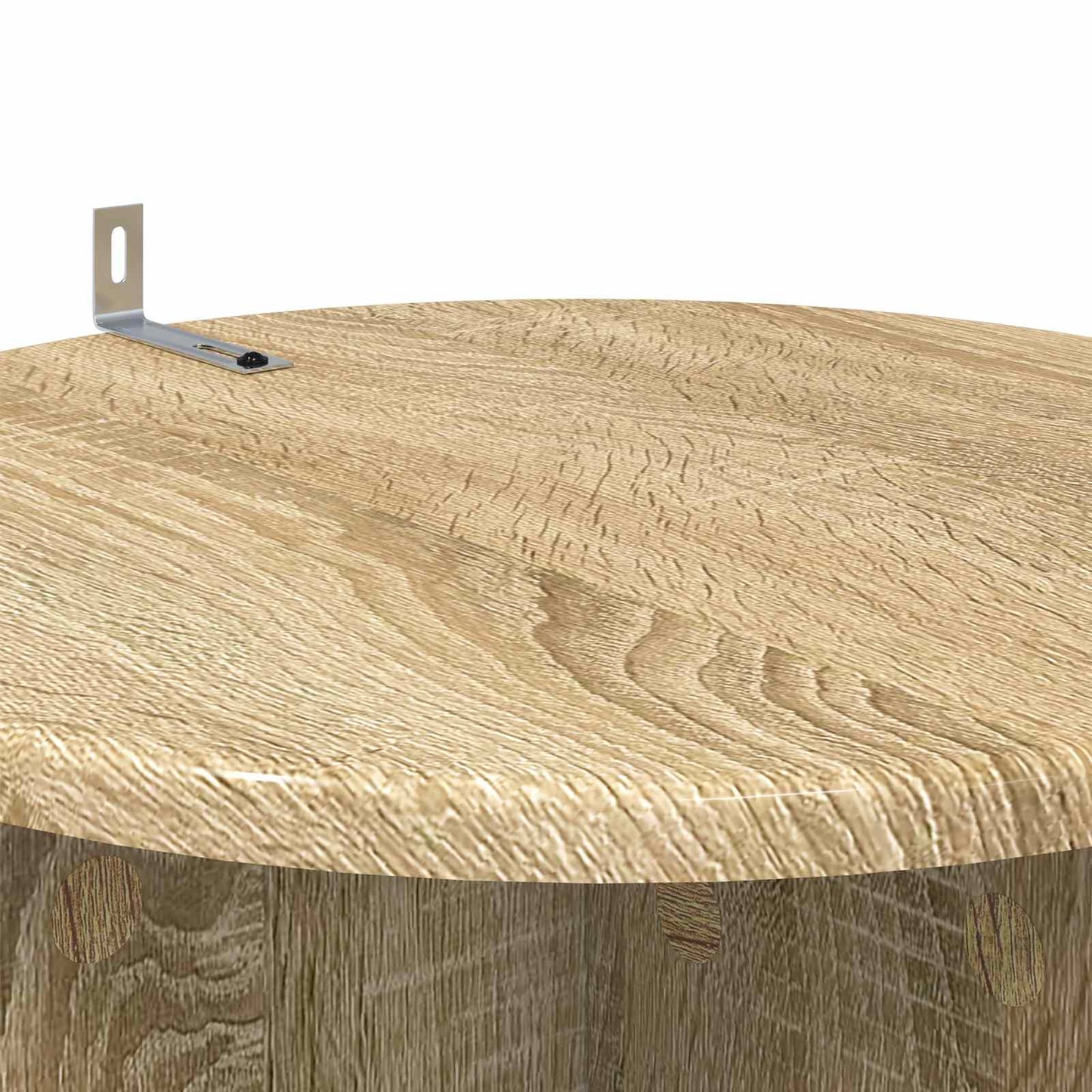 Plantenstandaard 2 pcs Sonoma Eiken Ø40 x 100 cm Bewerkt hout