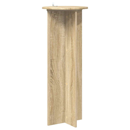 Plantenstandaard 2 pcs Sonoma Eiken Ø40 x 100 cm Bewerkt hout