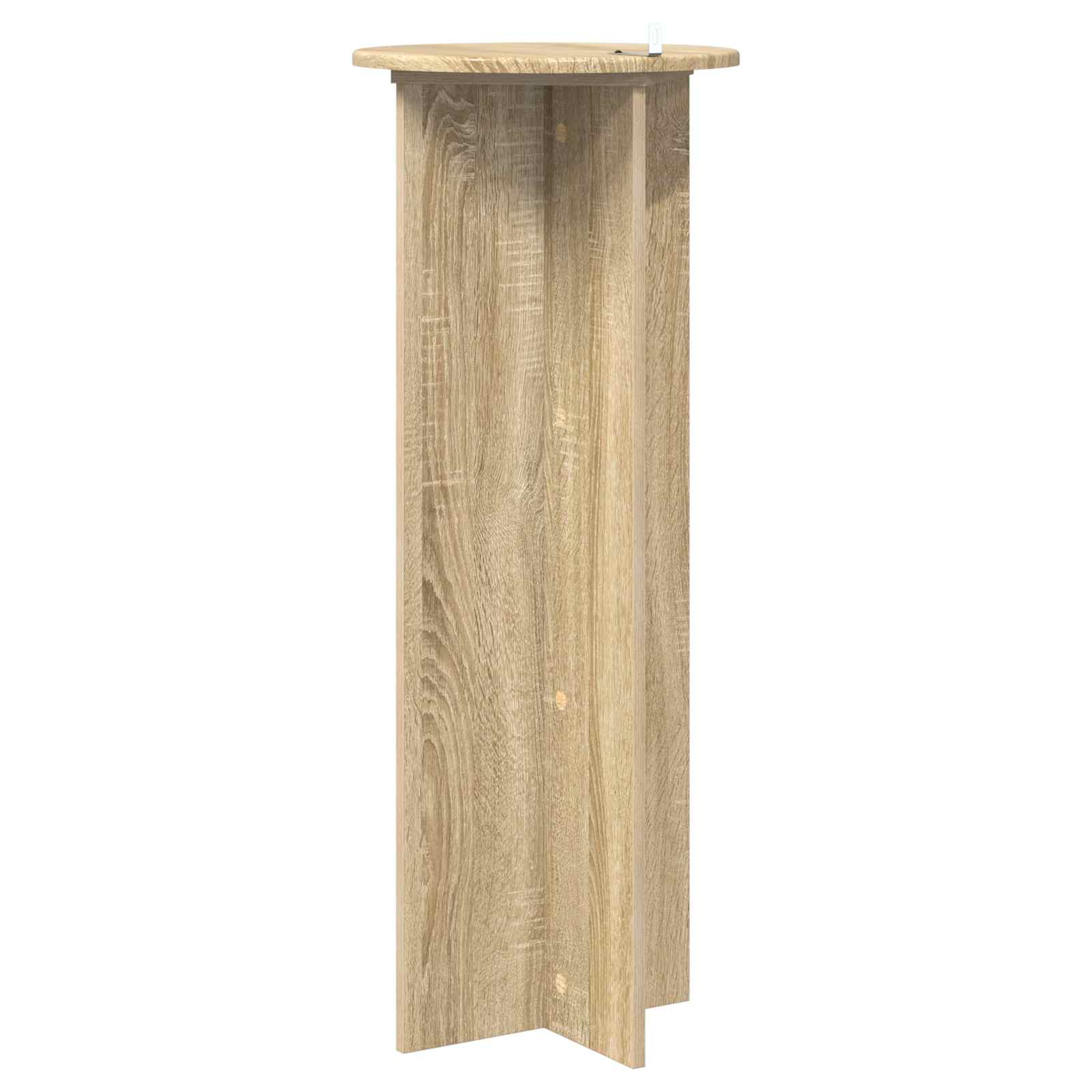 Plantenstandaard 2 pcs Sonoma Eiken Ø40 x 100 cm Bewerkt hout