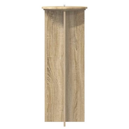Plantenstandaard 2 pcs Sonoma Eiken Ø40 x 100 cm Bewerkt hout