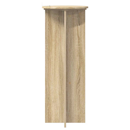 Plantenstandaard 2 pcs Sonoma Eiken Ø40 x 100 cm Bewerkt hout