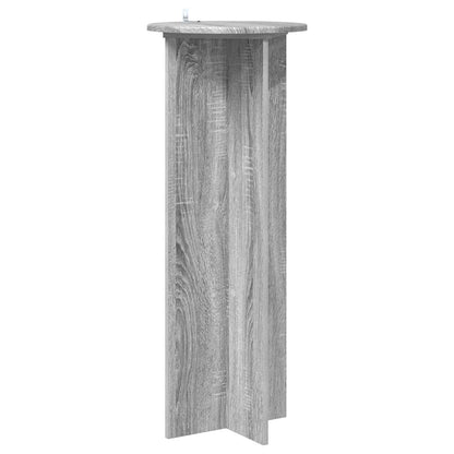 Plantenstandaard 2 pcs Grijs sonoma Ø40 x 100 cm Bewerkt hout