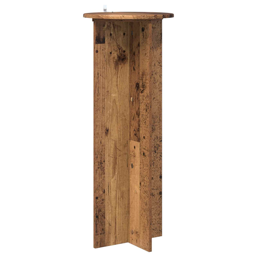 Plantenstandaard 2 pcs Oud hout Ø40 x 100 cm Bewerkt hout