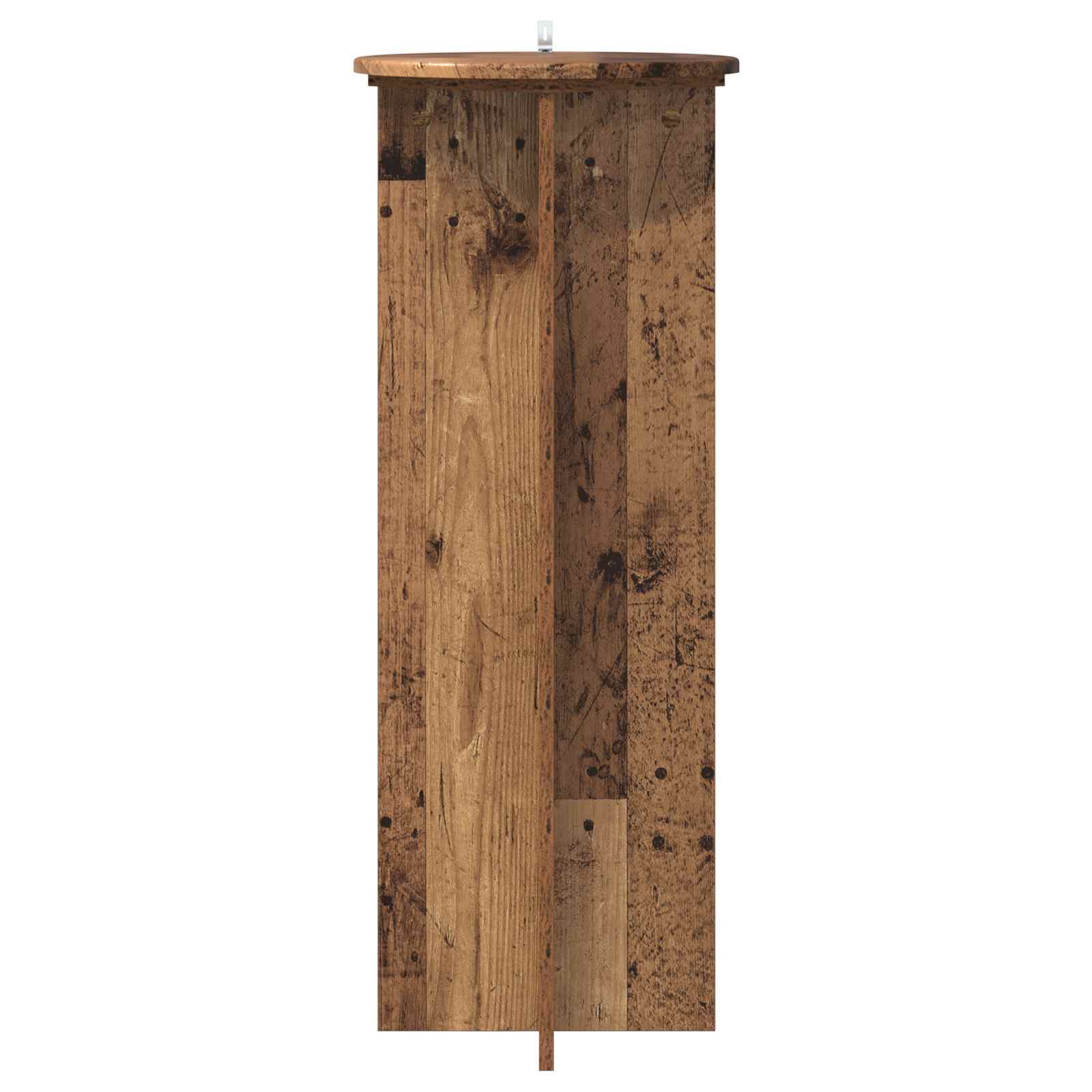 Plantenstandaard 2 pcs Oud hout Ø40 x 100 cm Bewerkt hout