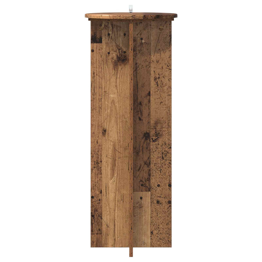Plantenstandaard 2 pcs Oud hout Ø40 x 100 cm Bewerkt hout