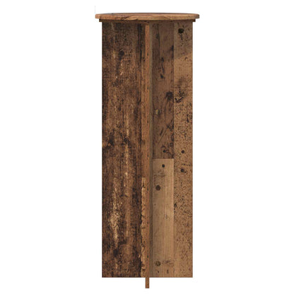 Plantenstandaard 2 pcs Oud hout Ø40 x 100 cm Bewerkt hout