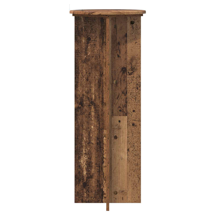 Plantenstandaard 2 pcs Oud hout Ø40 x 100 cm Bewerkt hout