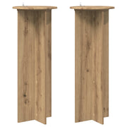Plantenstandaard eiken 2 stuks Ø40x100 cm