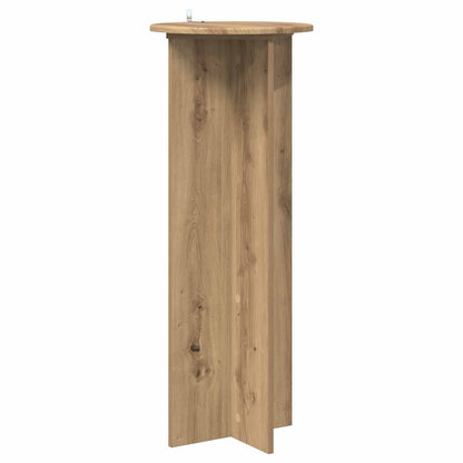 Plantenstandaard 2 pcs Artisanaal eiken Ø40 x 100 cm