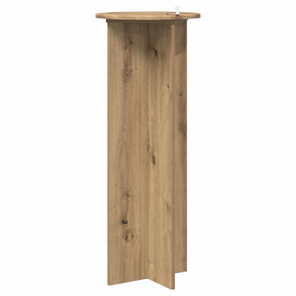 Plantenstandaard 2 pcs Artisanaal eiken Ø40 x 100 cm