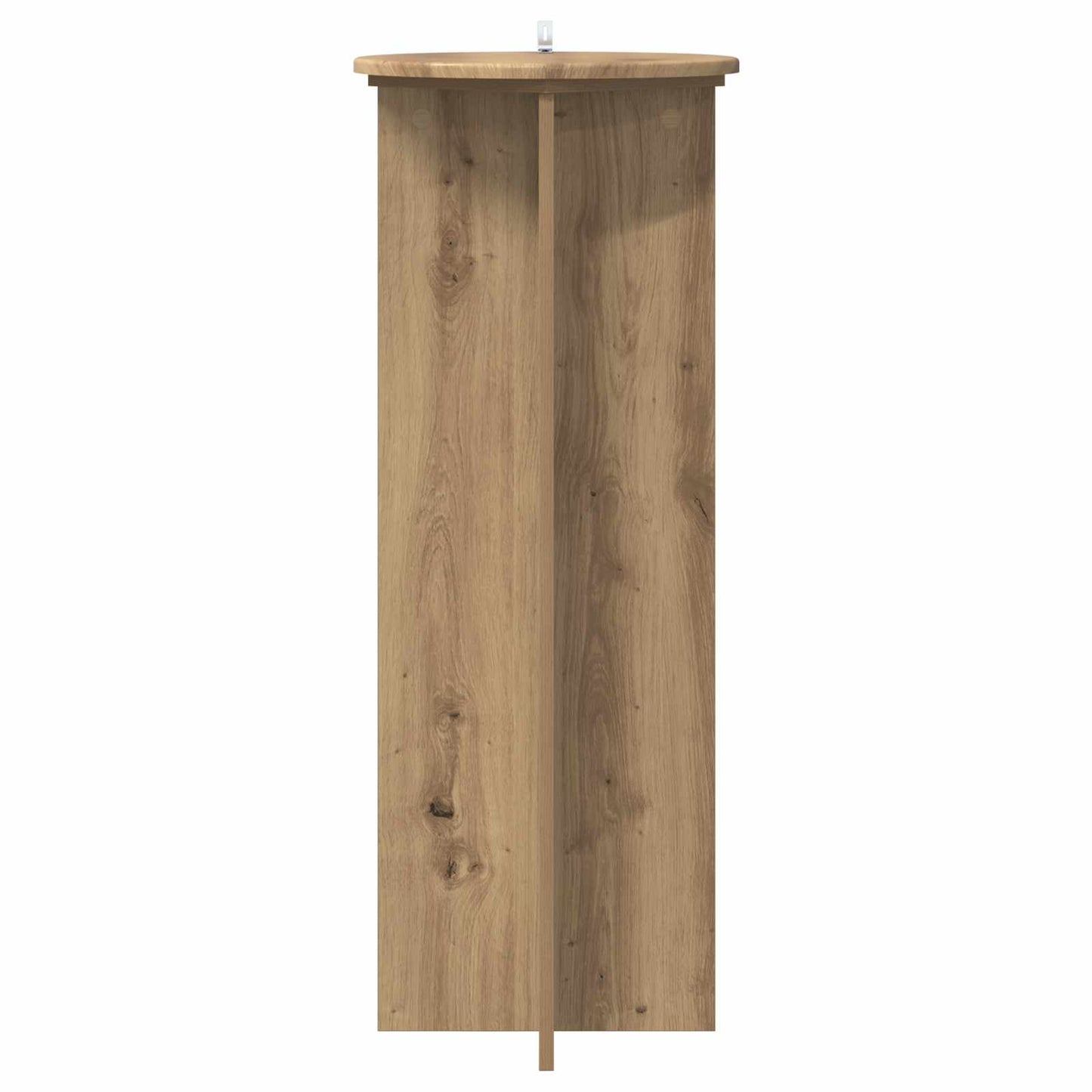 Plantenstandaard 2 pcs Artisanaal eiken Ø40 x 100 cm