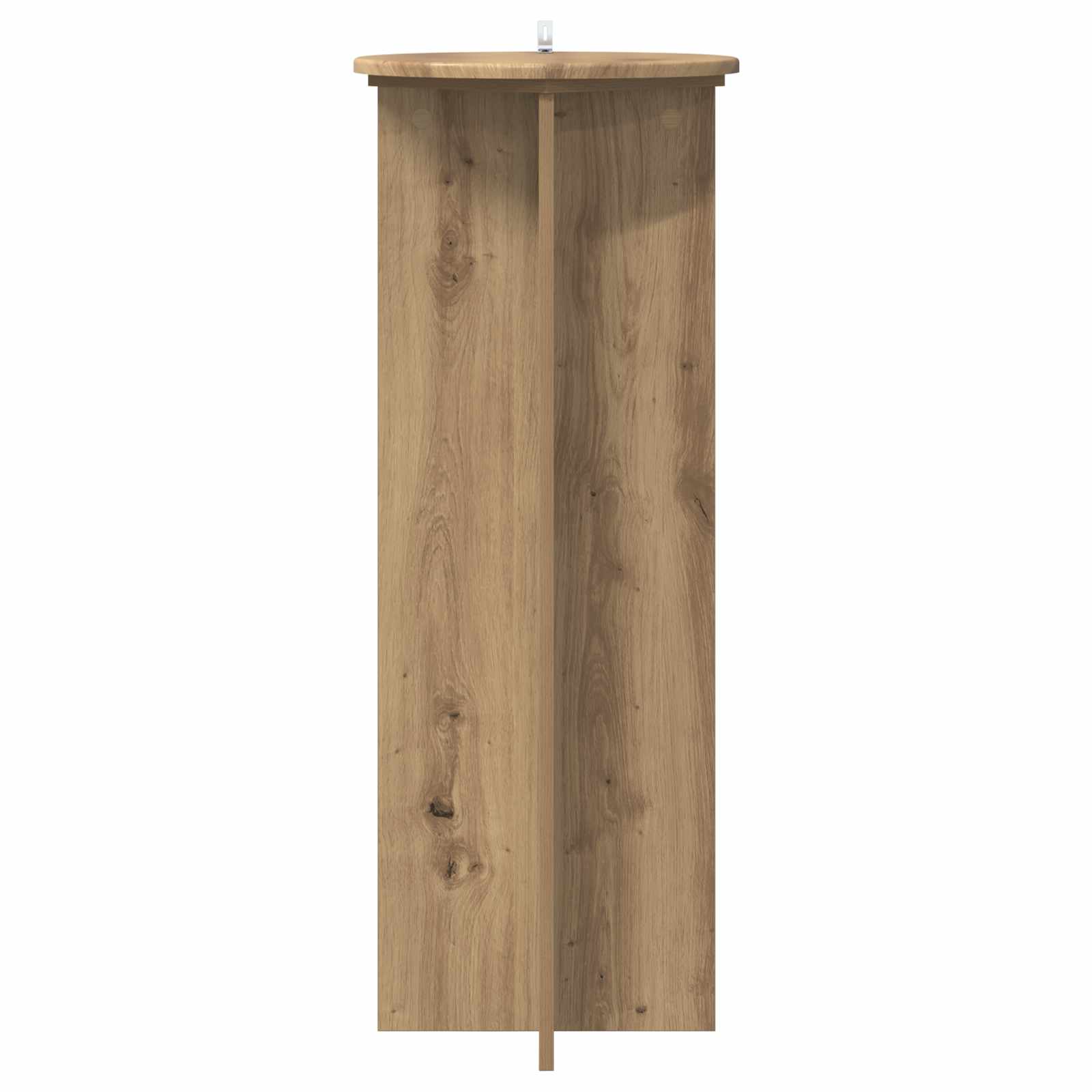 Plantenstandaard 2 pcs Artisanaal eiken Ø40 x 100 cm