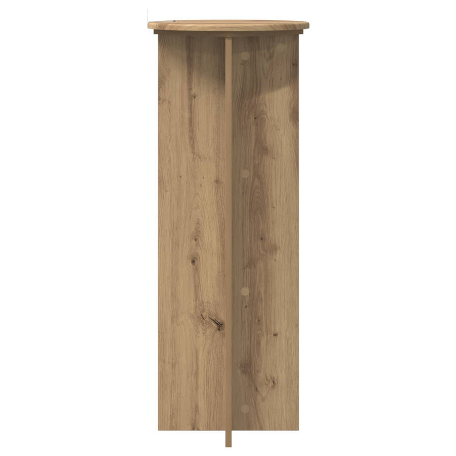 Plantenstandaard 2 pcs Artisanaal eiken Ø40 x 100 cm