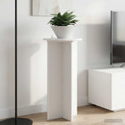 Plantenstandaard 2 stuks wit Ø40x80 cm bewerkt hout