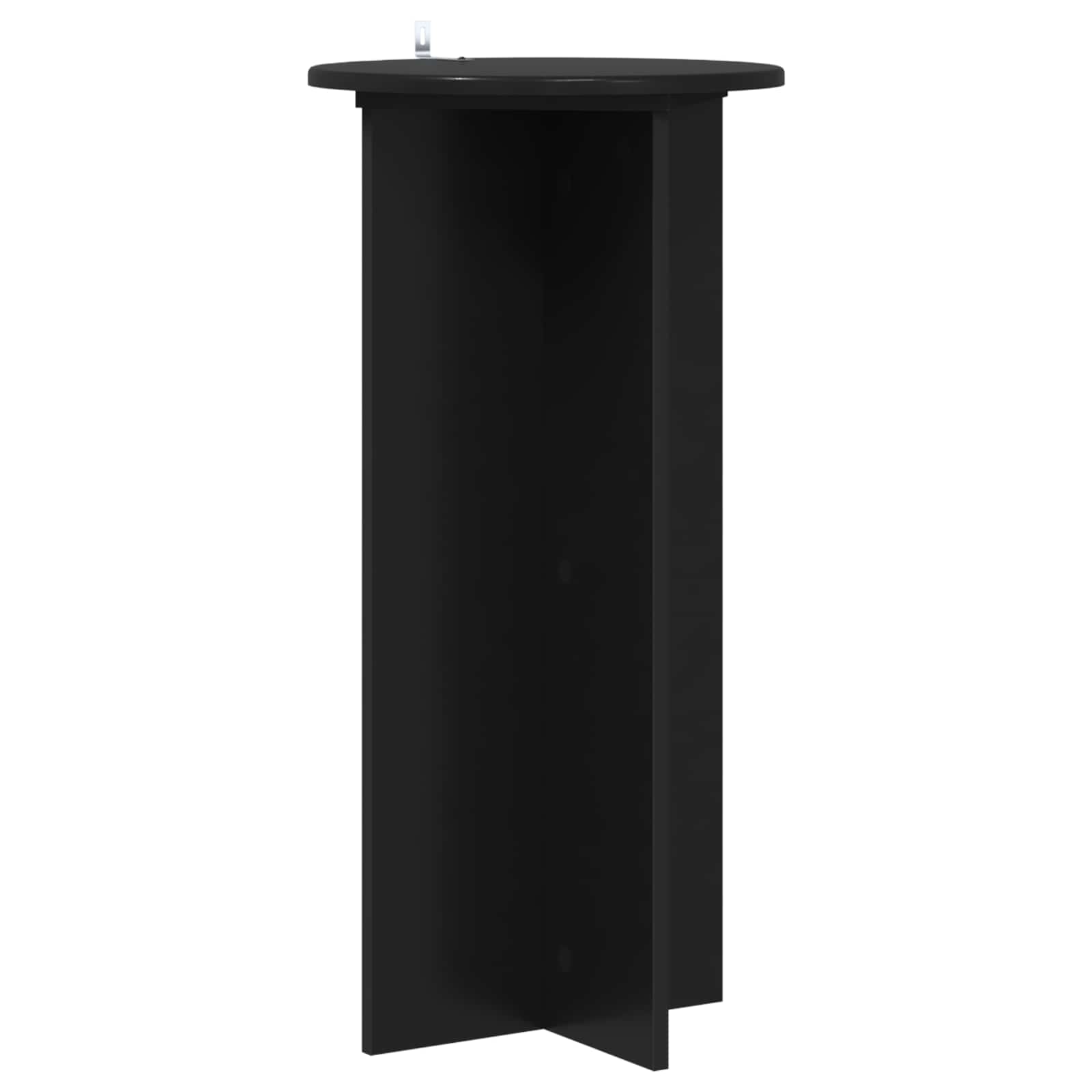 Plantenstandaard 2 pcs Zwart 40 x 40 x 80 cm Bewerkt hout