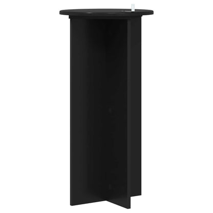 Plantenstandaard 2 pcs Zwart 40 x 40 x 80 cm Bewerkt hout