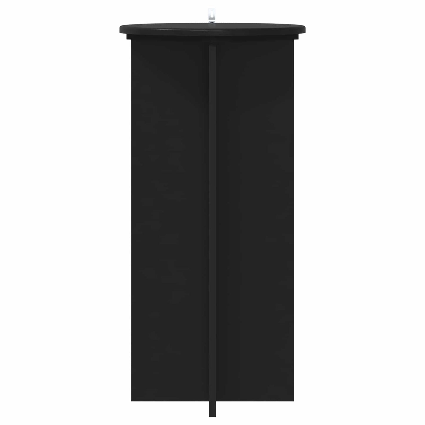 Plantenstandaard 2 pcs Zwart 40 x 40 x 80 cm Bewerkt hout