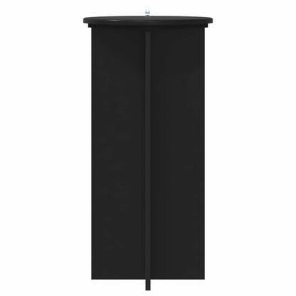 Plantenstandaard 2 pcs Zwart 40 x 40 x 80 cm Bewerkt hout