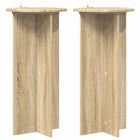 Plantenstandaard 2 stuks Sonoma eiken 40x40x80 cm