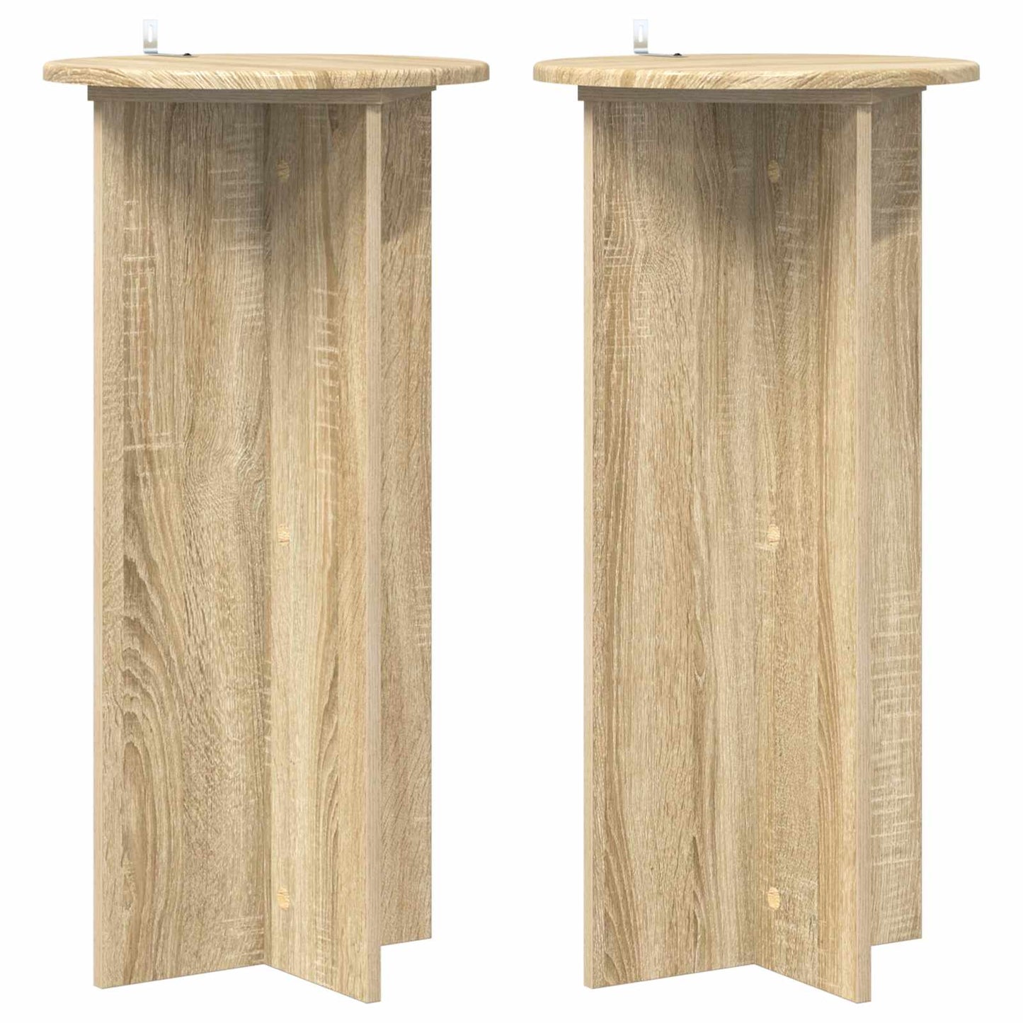Plantenstandaard 2 pcs Sonoma Eiken 40 x 40 x 80 cm