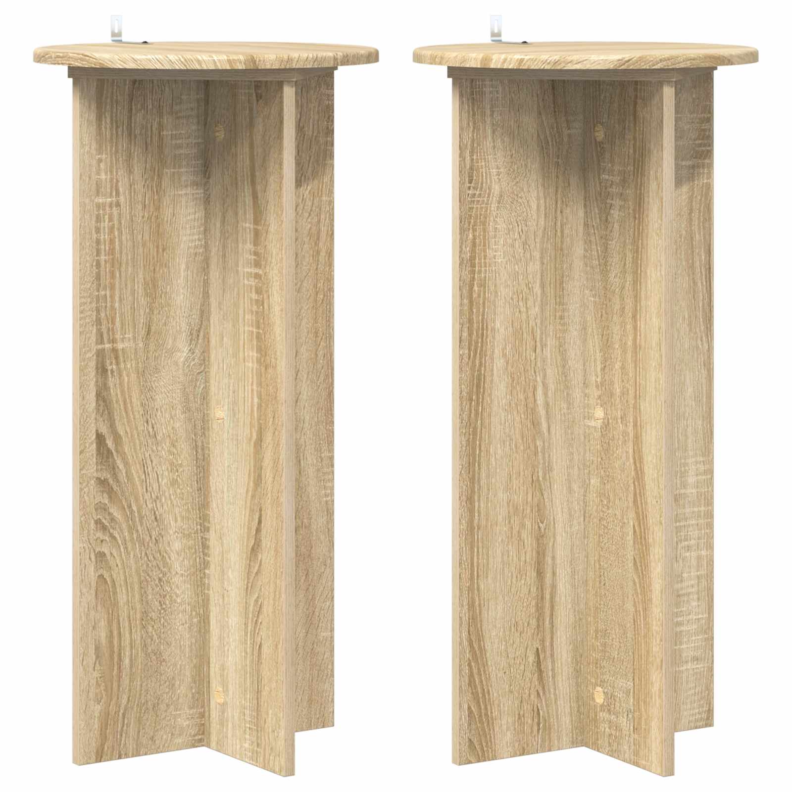Plantenstandaard 2 pcs Sonoma Eiken 40 x 40 x 80 cm