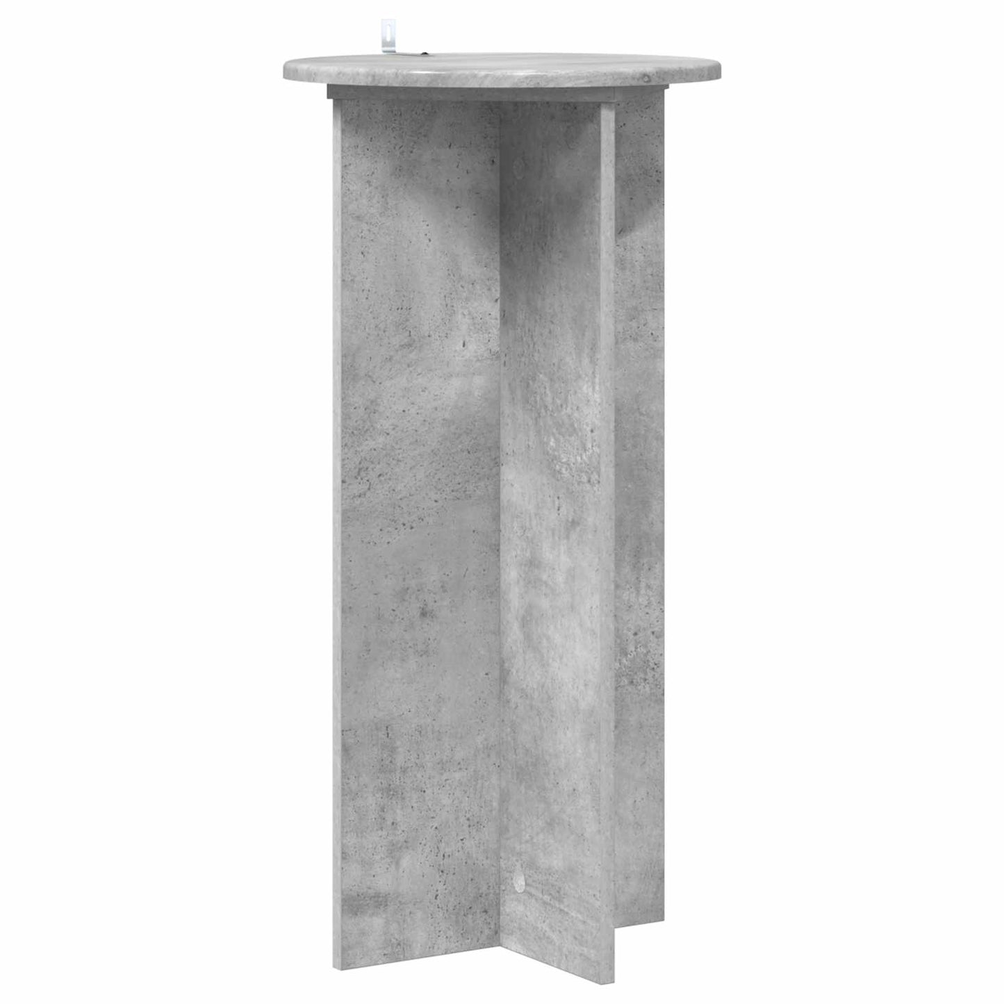 Plantenstandaard 2 pcs Betongrijs 40 x 40 x 80 cm Bewerkt hout