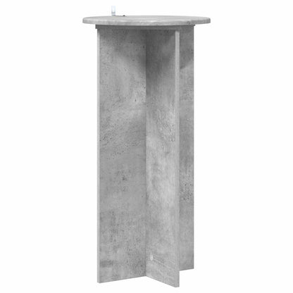 Plantenstandaard 2 pcs Betongrijs 40 x 40 x 80 cm Bewerkt hout