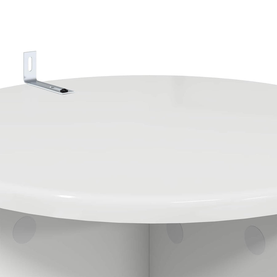 Plantenstandaard 2 pcs Hoogglans Wit 40 x 40 x 80 cm