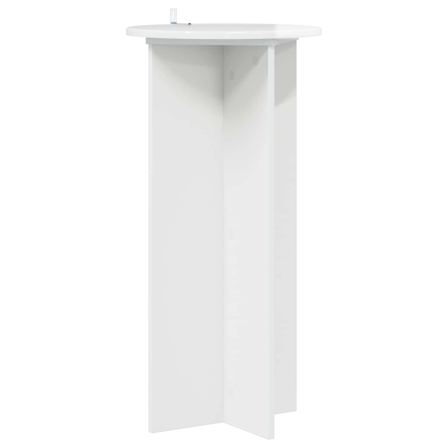 Plantenstandaard 2 pcs Hoogglans Wit 40 x 40 x 80 cm