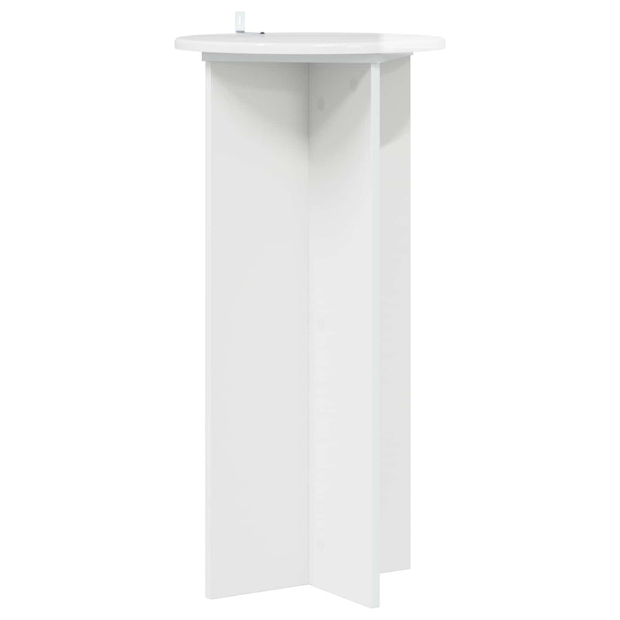 Plantenstandaard 2 pcs Hoogglans Wit 40 x 40 x 80 cm