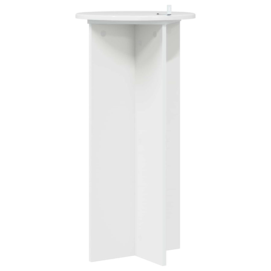 Plantenstandaard 2 pcs Hoogglans Wit 40 x 40 x 80 cm