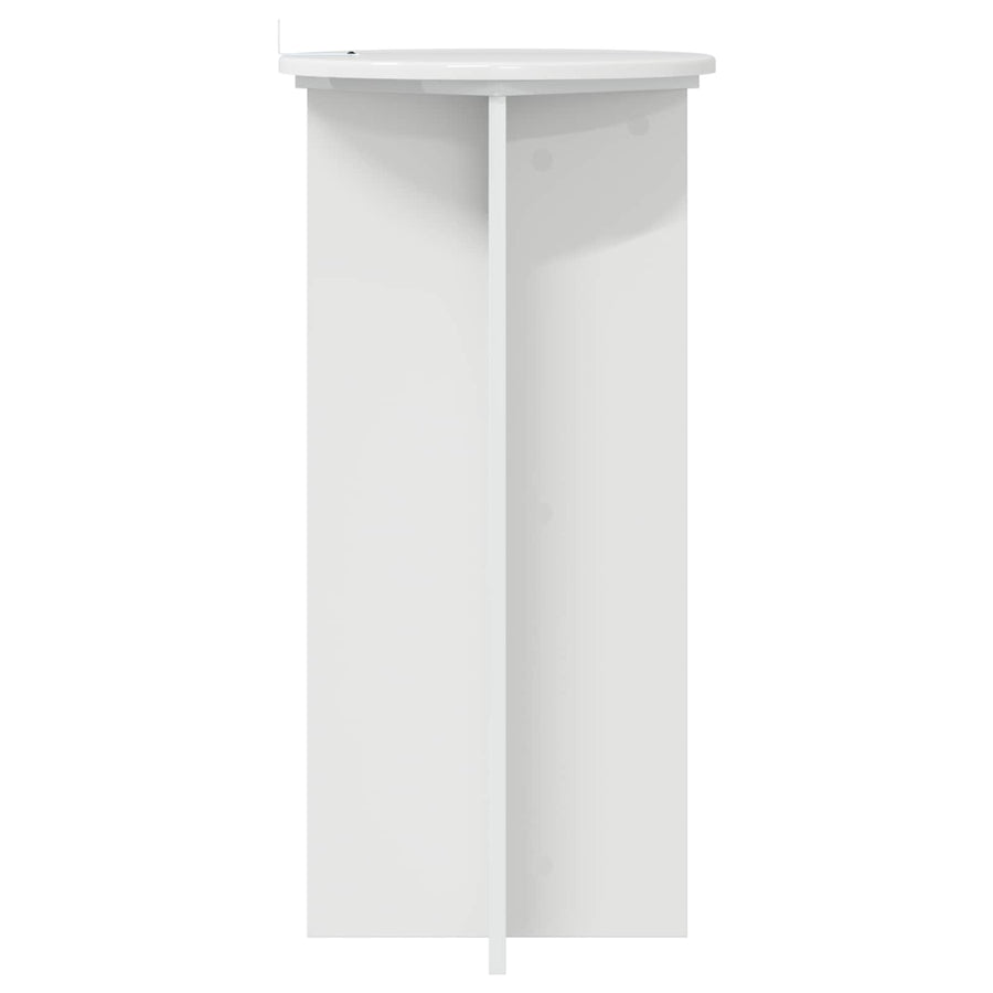 Plantenstandaard 2 pcs Hoogglans Wit 40 x 40 x 80 cm