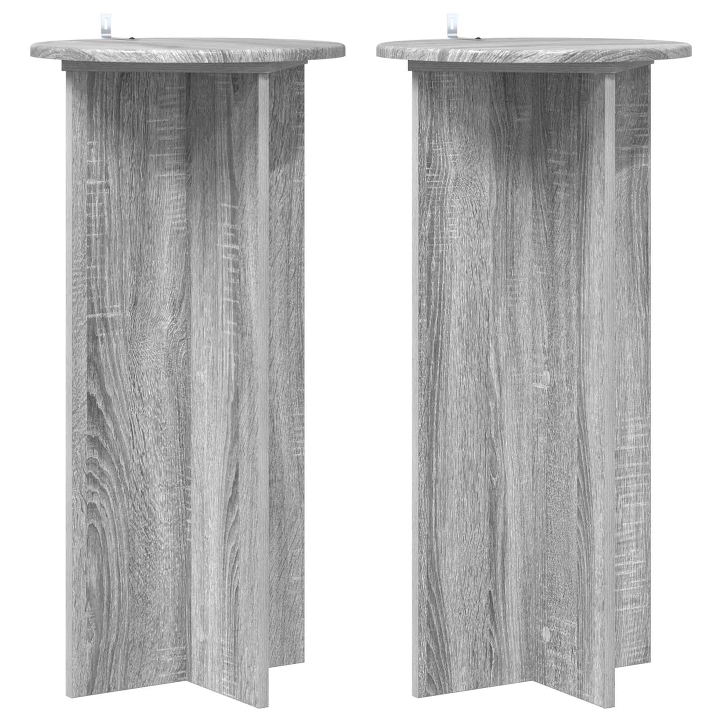 Plantenstandaard 2 pcs Grijs sonoma 40 x 40 x 80 cm
