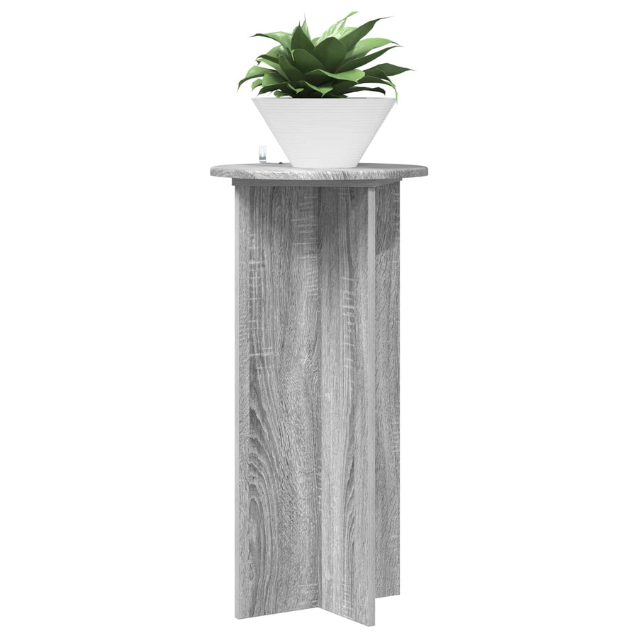 Plantenstandaard 2 pcs Grijs sonoma 40 x 40 x 80 cm