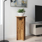 Plantenstandaard 2 stuks bewerkt hout 40x40x80 cm oud hout