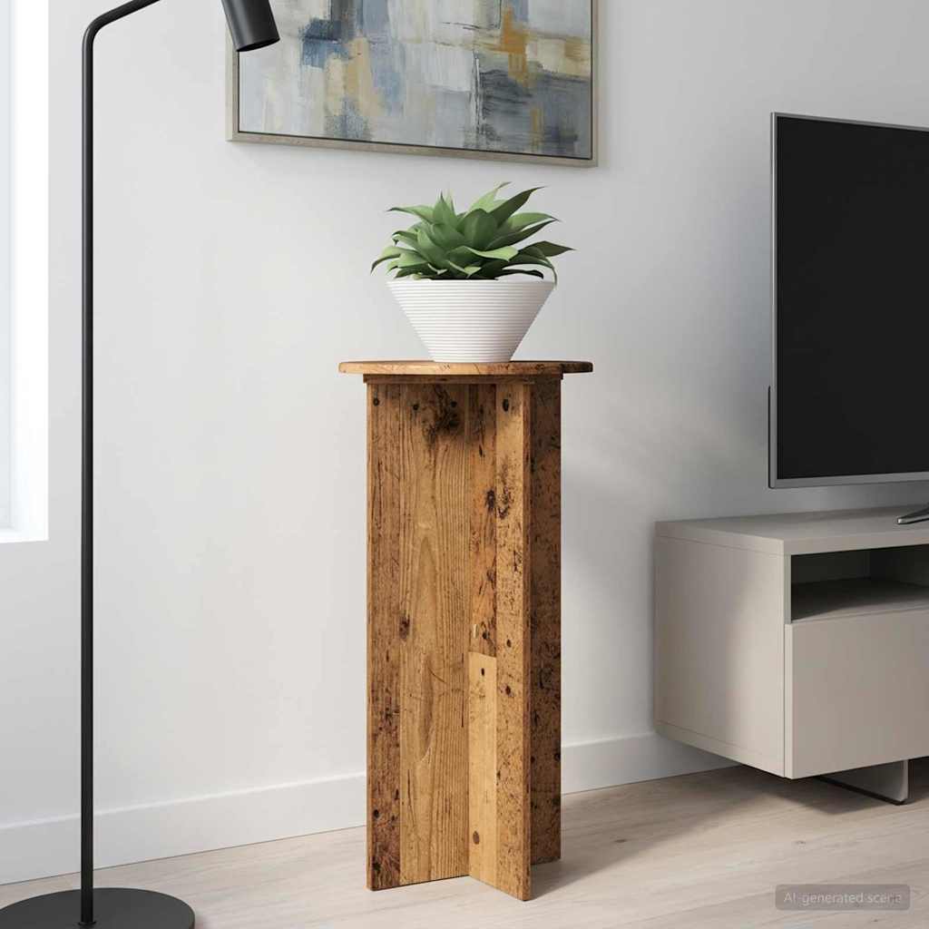 Plantenstandaard 2 pcs Oud hout 40 x 40 x 80 cm Bewerkt hout